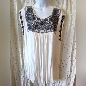 Beautiful Embroidered Tunic Top